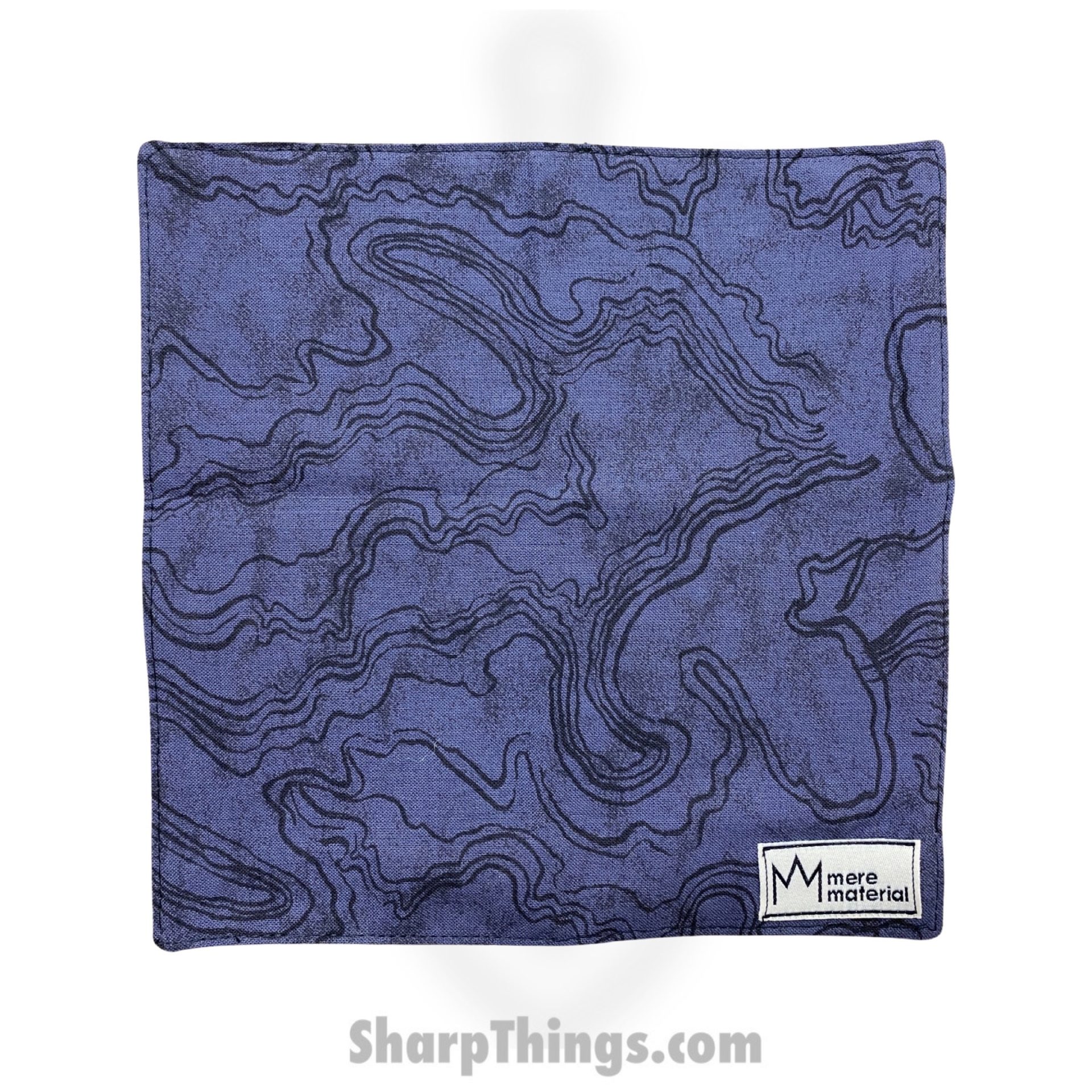 Mere Material Shankerchief - MM0032 - Handmade Handkerchief - Dark Topo