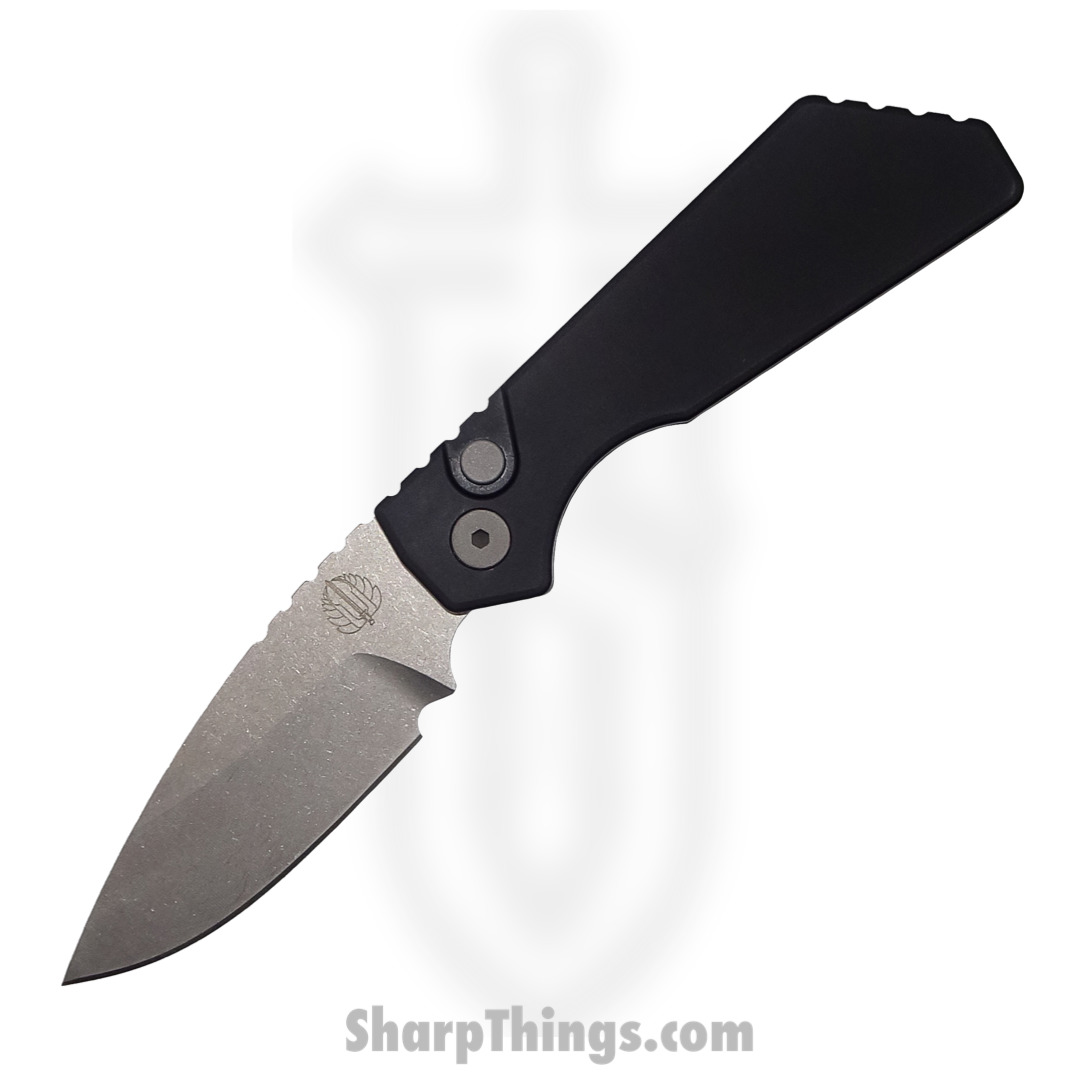 ProTech - 201 - Strider PT+ Strider - Automatic Knife - Mangnacut - Stonewash - Black
