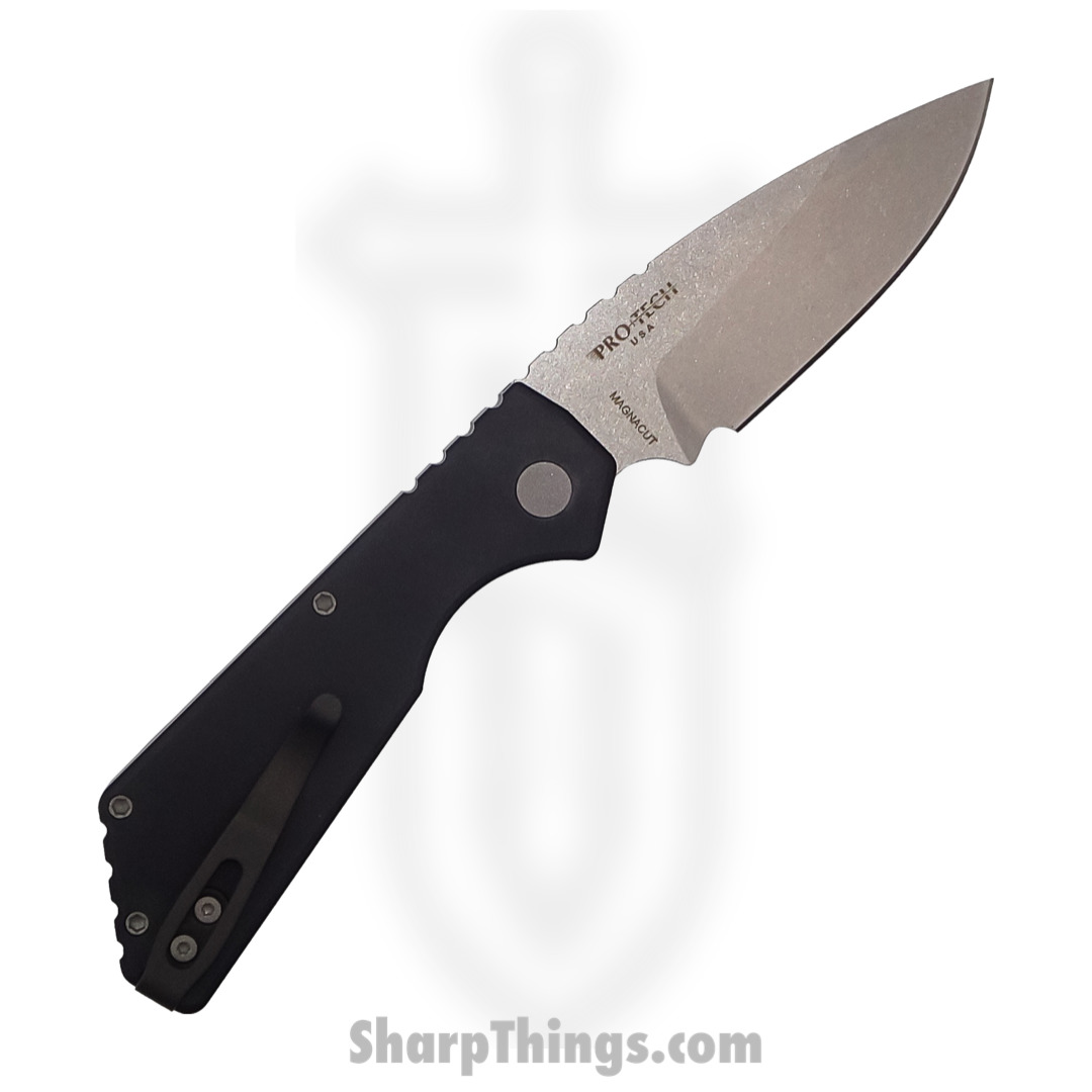 ProTech - 201 - Strider PT+ Strider - Automatic Knife - Mangnacut - Stonewash - Black - Image 2