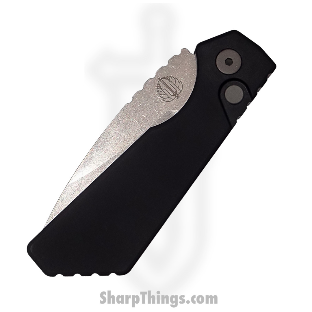 ProTech - 201 - Strider PT+ Strider - Automatic Knife - Mangnacut - Stonewash - Black - Image 3