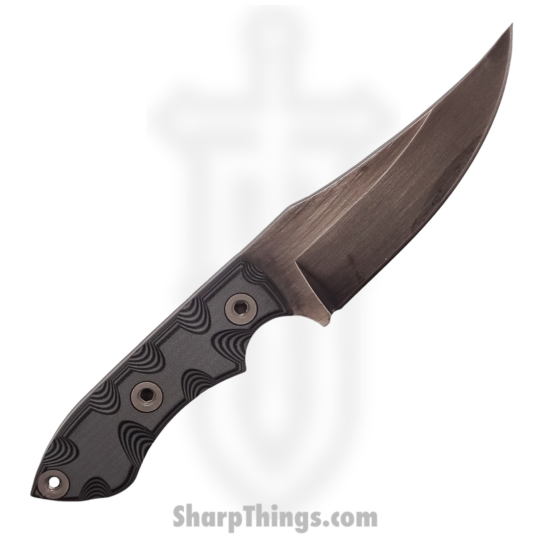 T.Kell Knives - WrtHgBtlShp - Warthog - Fixed Blade Knife - 80crv2 Nickle Boron Coated Trailing Point - G10 - Battleship Grenade Grip - Image 2