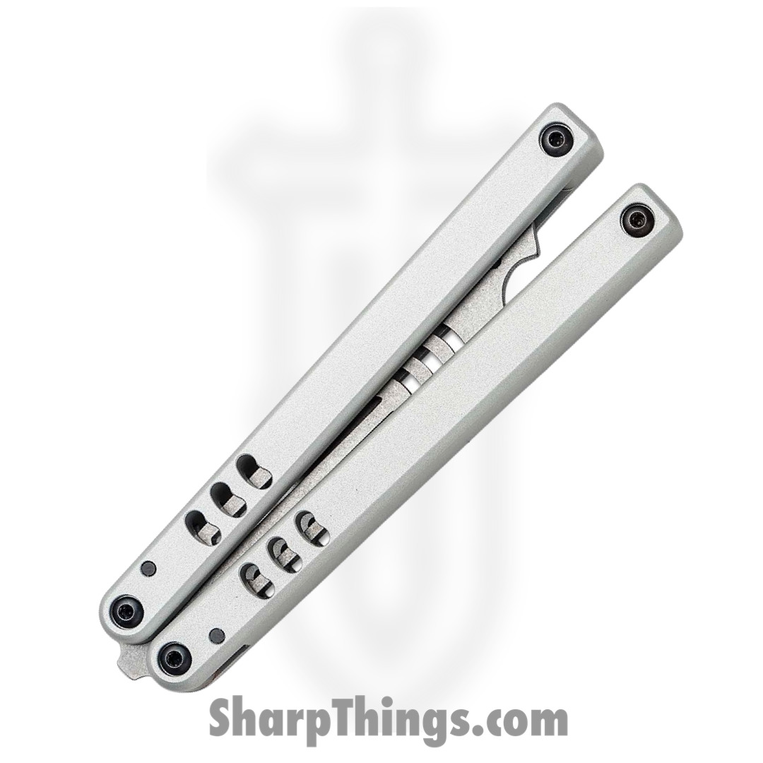 Squid Industries - 04TR04SW01SL - Mako V4.5 Bottle Opener Balisong Trainer - 304 Stainless 6061-T6 - Silver - Image 4