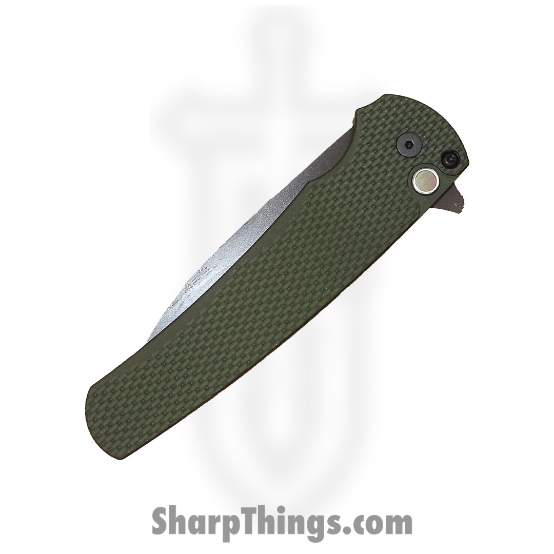 ProTech - 23TBSMalibu - Malibu Custom - Folding Knife - Magnacut Two Tone Wharncliffe - 6061-T6 Aluminum - OD Green - Image 3