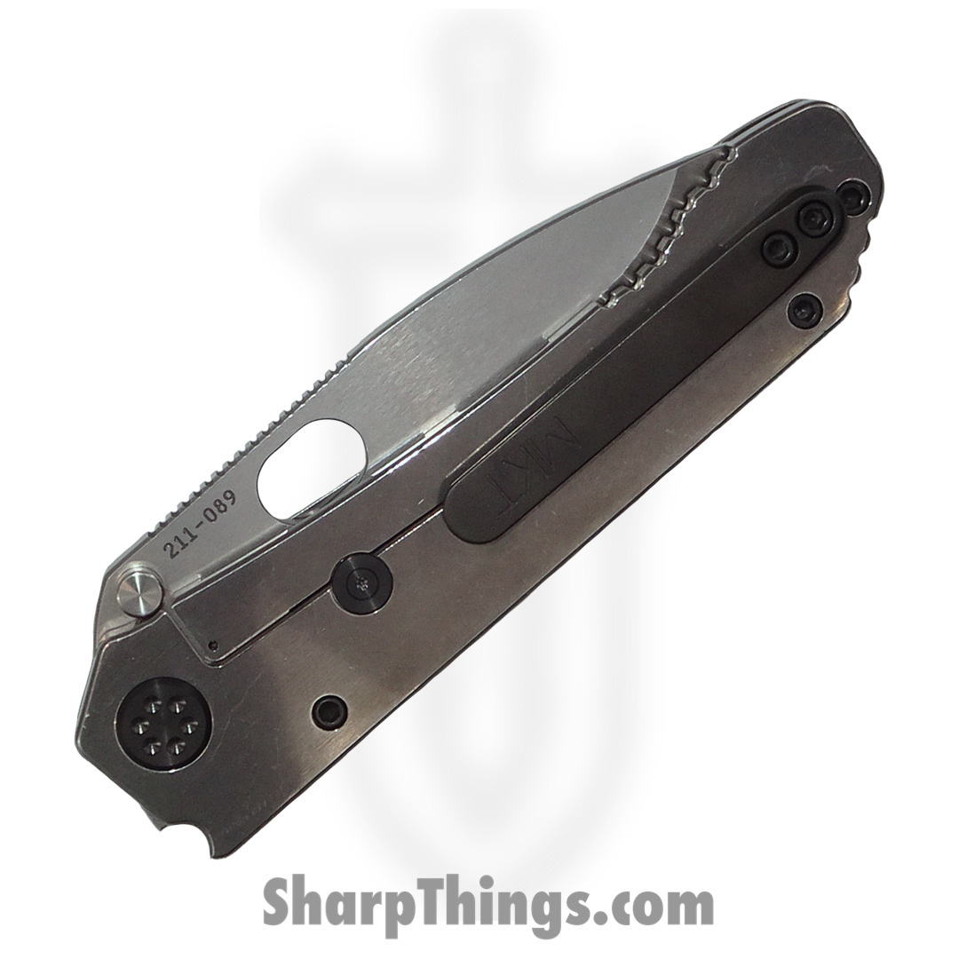 Medford Knife - MK002DTQ-01TM-TPCP-Q4 - 187 DP Folder Knife - Tumbled D2 Steel - Tumbled Titanium - Image 3