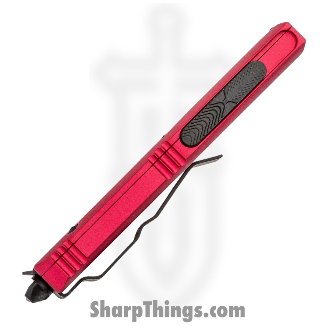 Microtech - 232-2RD - UTX-85 - OTF Auto - Elmax Coated Dagger - 6061-T6 Aluminum - Red - Image 4
