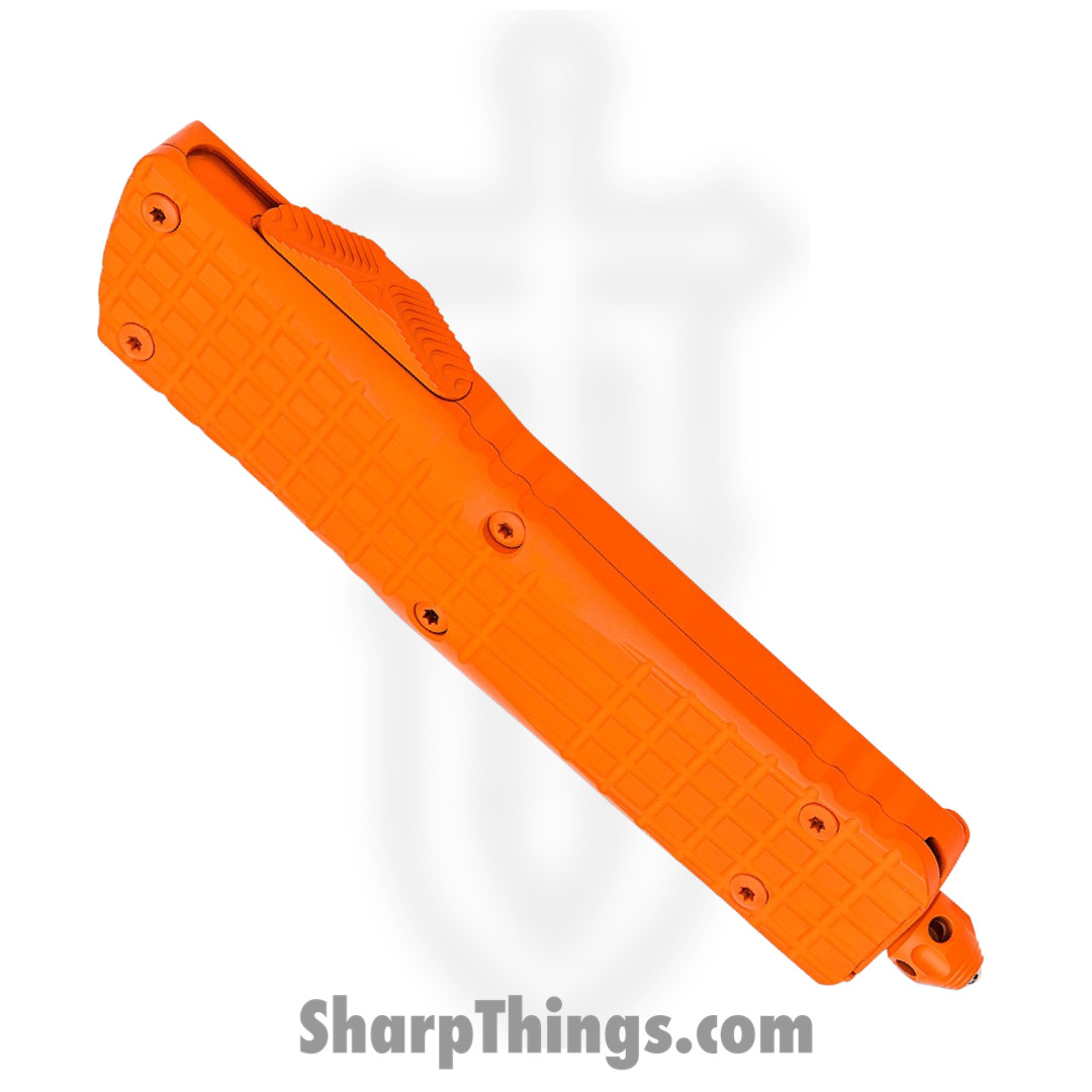 Microtech - 601-3CORHS - HS Rescue Tool Combat Troodon - OTF Auto - Elmax Two Tone Rescue - 6061-T6 Aluminum - Orange - Image 3