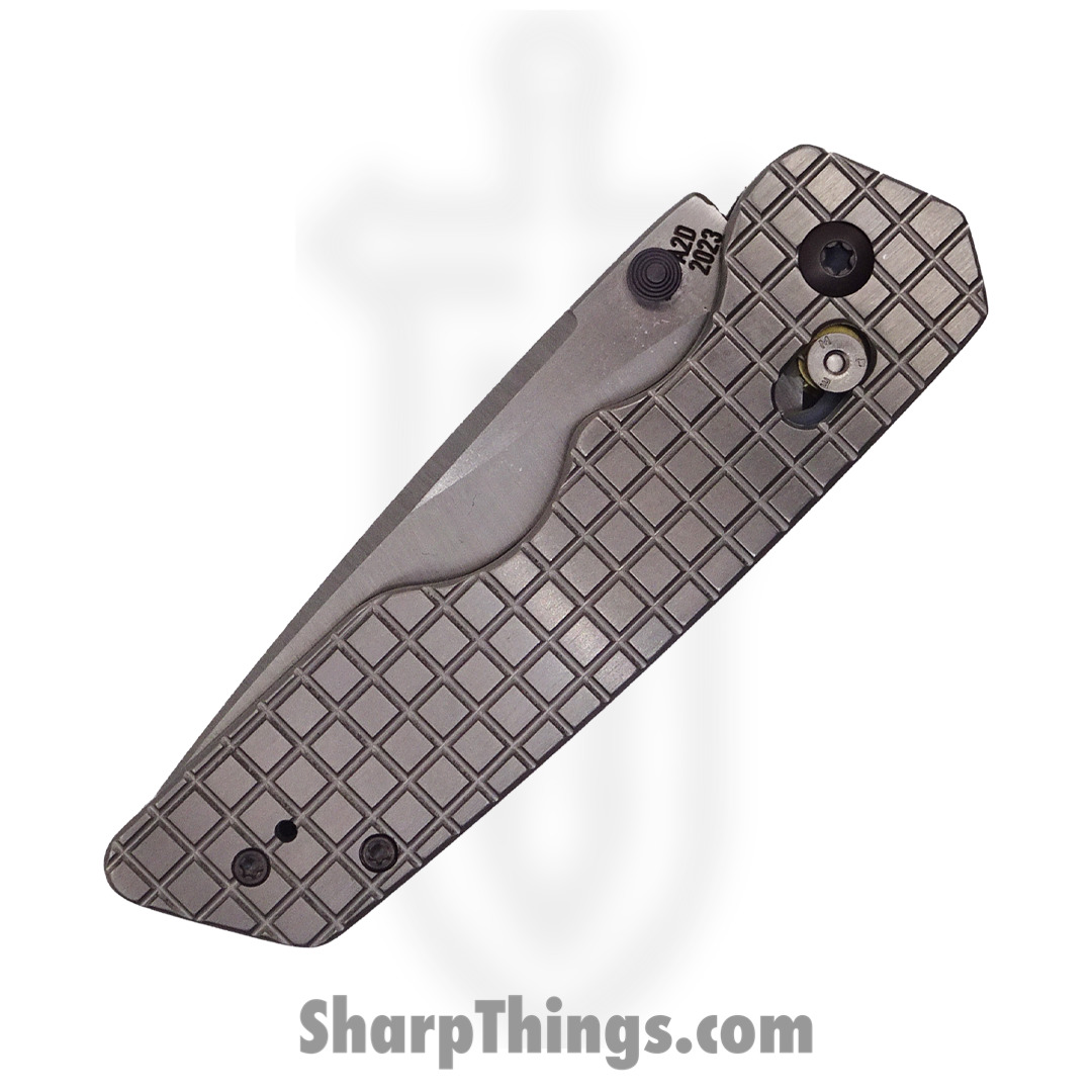 Attention 2 Detail Mercantile - A2DMDBL3.23 - Mark 3 Medium - Folding Knife - S30V Stonewash Drop Point - Frag Pattern Titanium - Natural - Image 3