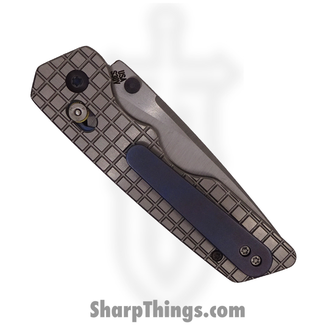 Attention 2 Detail Mercantile - A2DMDBL3.23 - Mark 3 Medium - Folding Knife - S30V Stonewash Drop Point - Frag Pattern Titanium - Natural - Image 4