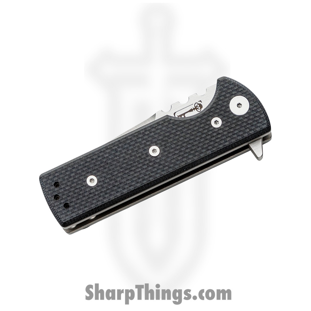Chaves Knives - TAK/RT/BG10/BF - TAK - Folding Knife - M390 Satin Tanto - G10 - Black - Image 3