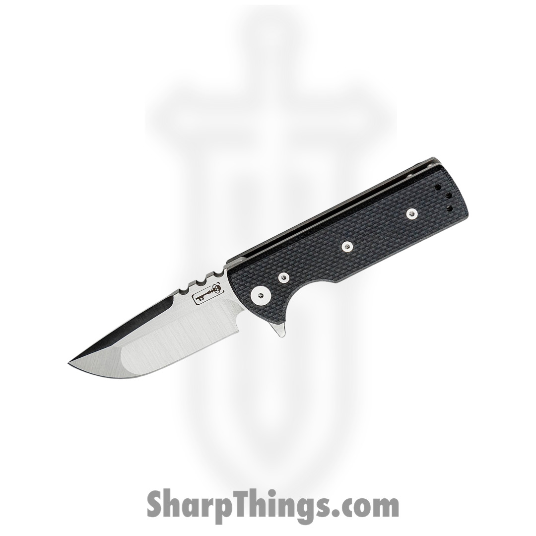 Chaves Knives - TAK/RT/BG10/BF - TAK - Folding Knife - M390 Satin Tanto - G10 - Black