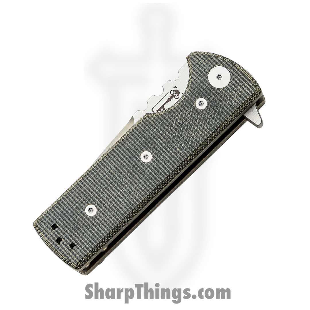 Chaves Knives - TAK/RT/BCM/BF - TAK - Folding Knife - M390 Satin Tanto - Micarta - Black - Image 4
