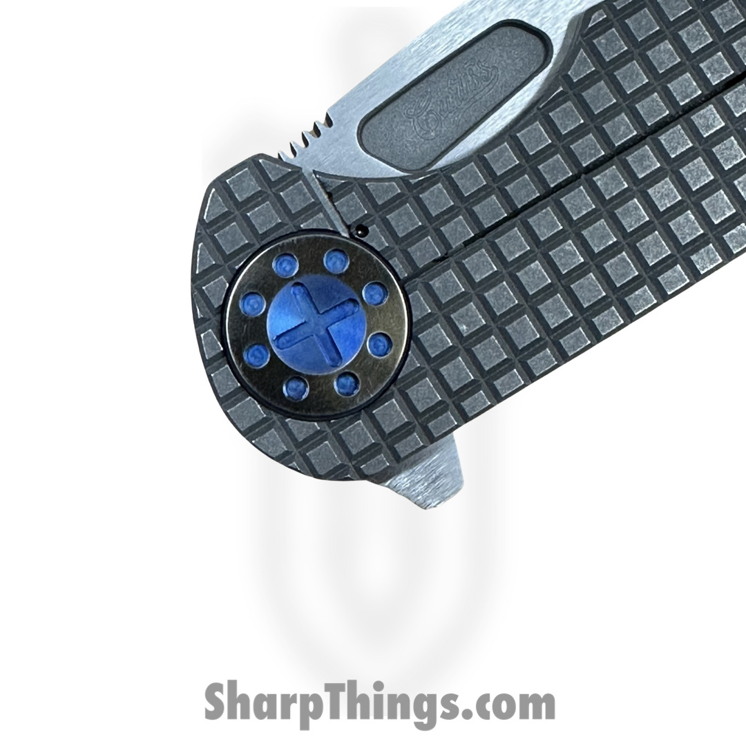 Curtiss - F3L-FGDP-BLBZ - F3 Large - Folding Knife - Magnacut Two Tone Drop Point - Titanium - Grey - Image 7