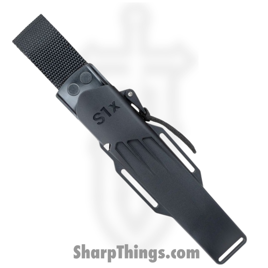 Fallkniven - FNS1XB - S1x Survival - Fixed Blade Knife - Lam.CoS Coated Drop Point - Thermorun - Black - Image 2