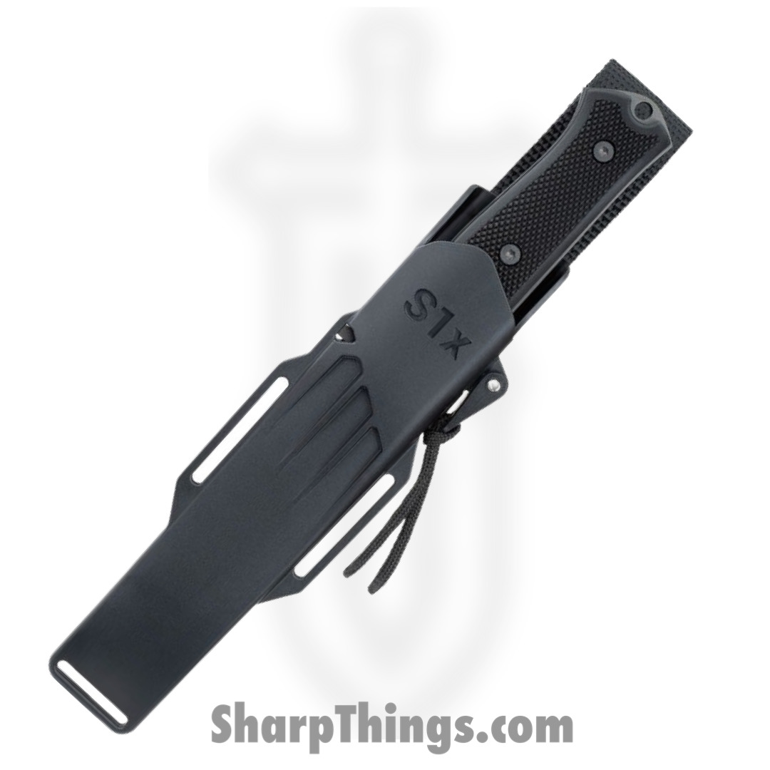 Fallkniven - FNS1XB - S1x Survival - Fixed Blade Knife - Lam.CoS Coated Drop Point - Thermorun - Black - Image 3