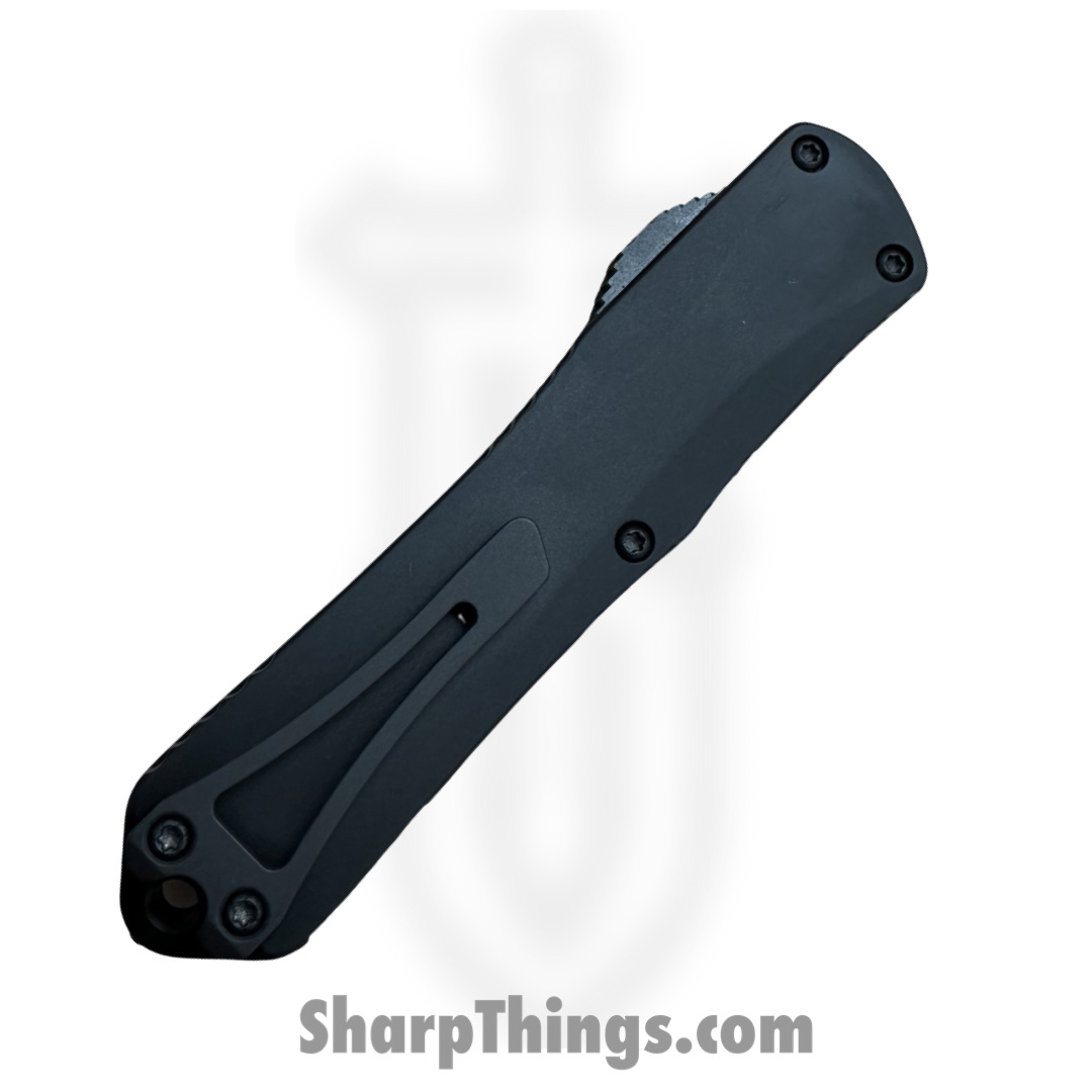 Heretic Knives - H027-6A-PREDC - Manticore E - OTF Auto - Magnacut Coated Tanto - 6061-T6 Aluminum/Engraved Logo - Black/Red - Image 4