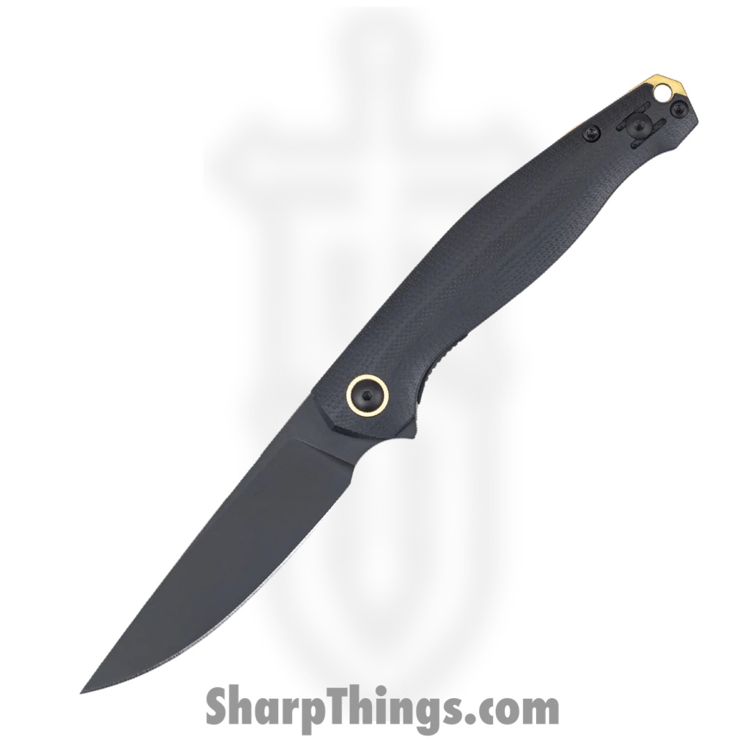 GiantMouse - SONOMA-V2-BLACKOUT - Ace Sonoma V2 - Folding Knife - Elmax PVD Drop Point - G10 - Black