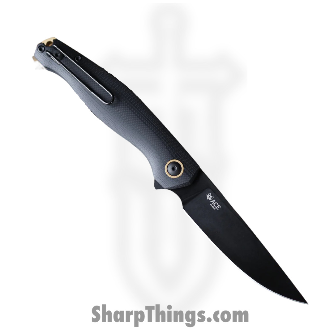 GiantMouse - SONOMA-V2-BLACKOUT - Ace Sonoma V2 - Folding Knife - Elmax PVD Drop Point - G10 - Black - Image 4