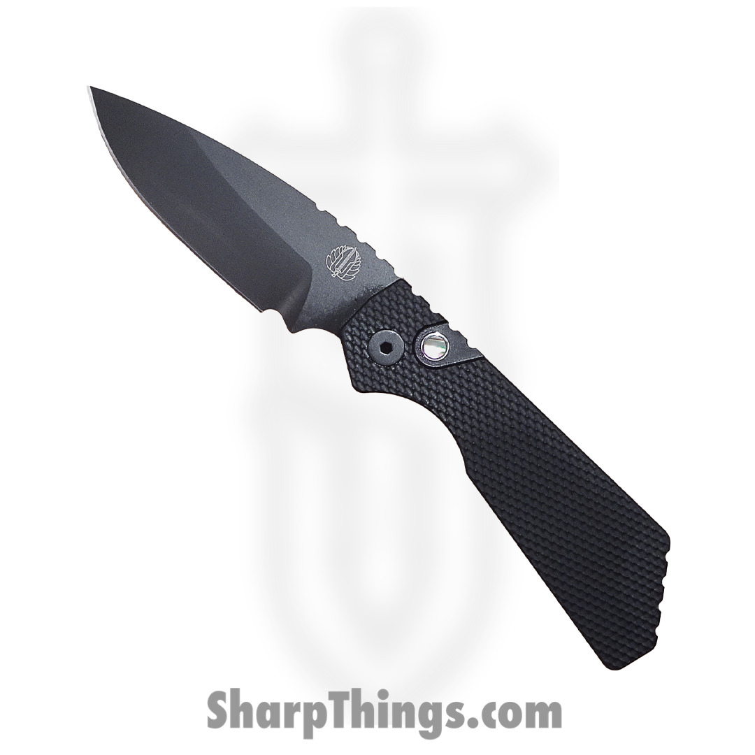 ProTech - BSTX23+ - 2023 Blade Show Texas Strider PT+ - Automatic Knife - Magnacut Coated Drop Point - Aluminum - Black
