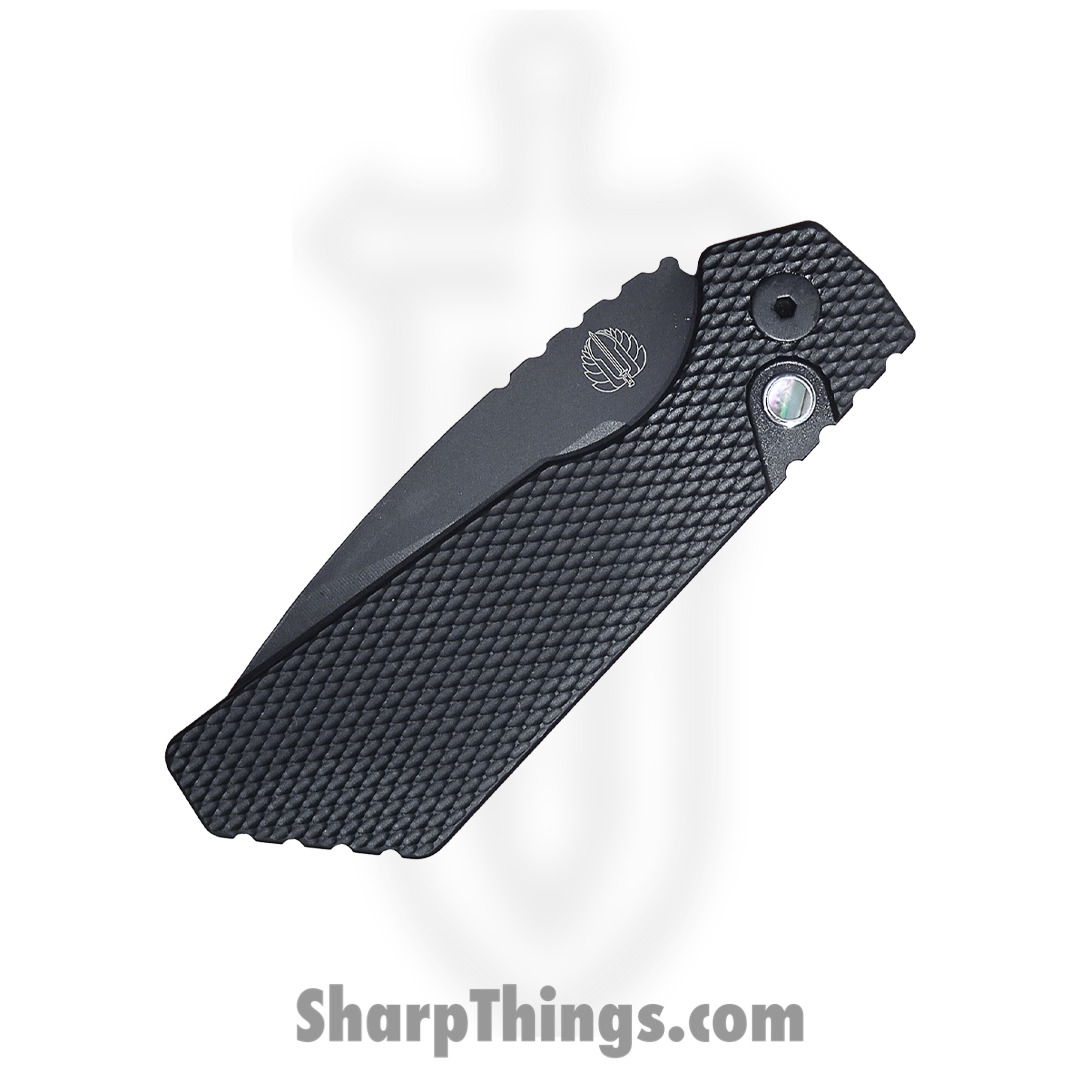 ProTech - BSTX23+ - 2023 Blade Show Texas Strider PT+ - Automatic Knife - Magnacut Coated Drop Point - Aluminum - Black - Image 2