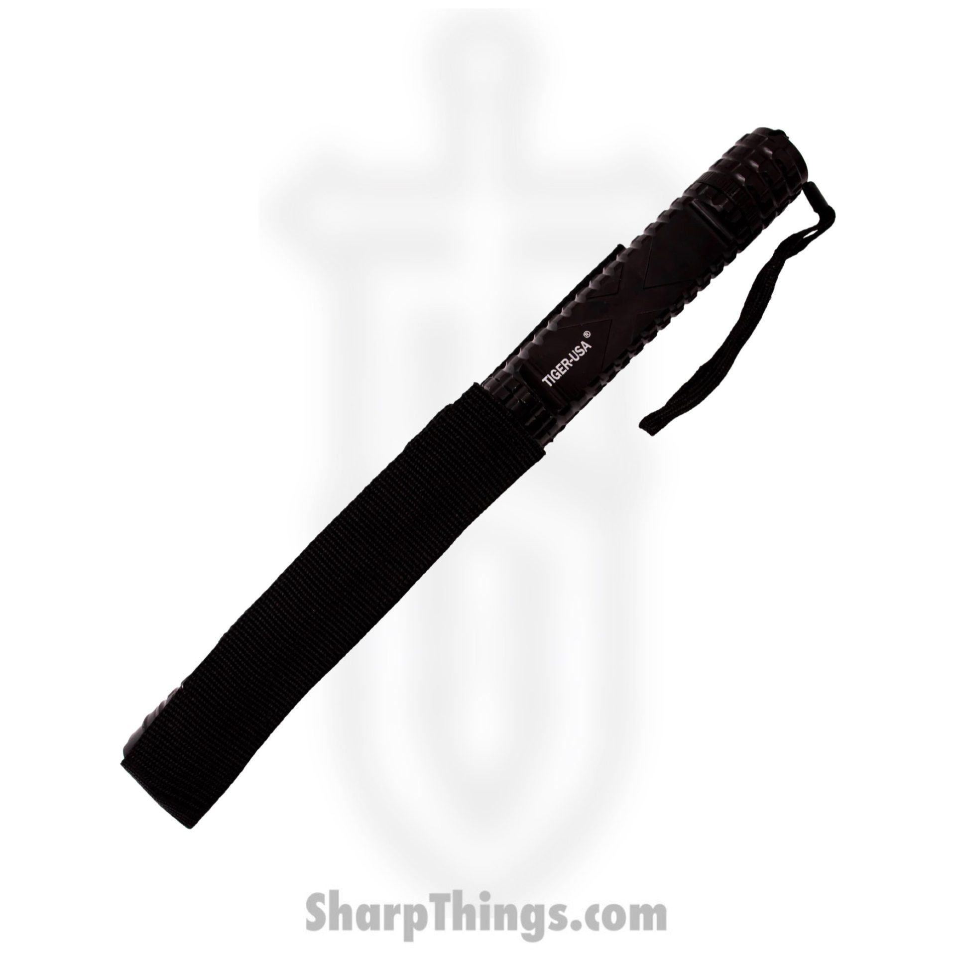Tiger USA - TD-X8 - The MUTILATOR 250 Mill Mega Stun Gun Flashlight Baton - Plastic - Black - Image 2