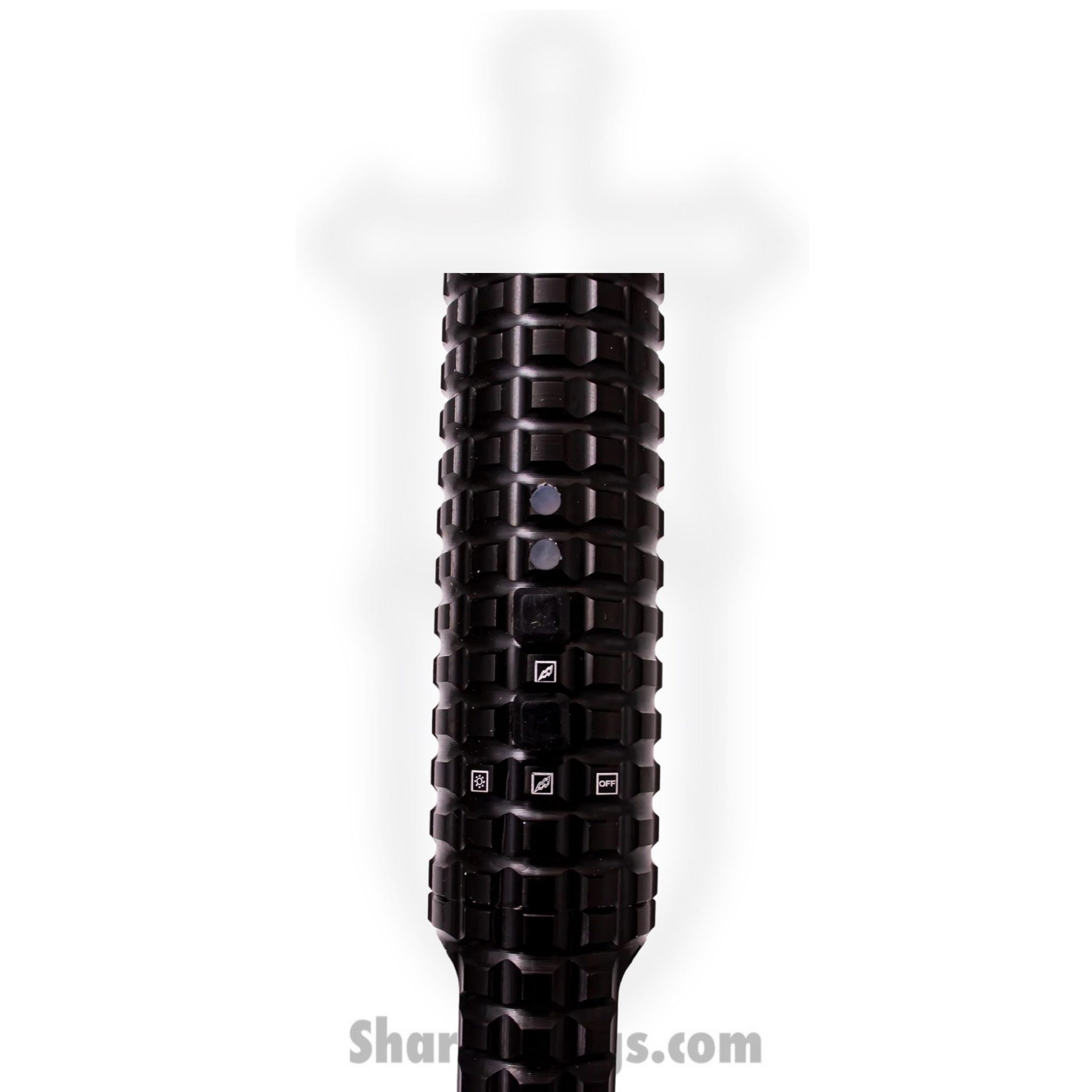 Tiger USA - TD-X8 - The MUTILATOR 250 Mill Mega Stun Gun Flashlight Baton - Plastic - Black - Image 8