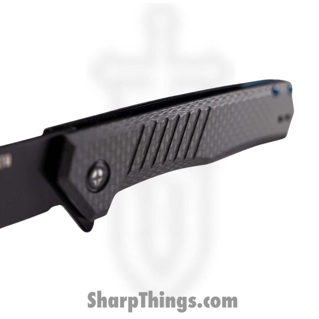 Tekto - TKF1ABKCFBL - F1 Alpha - Folding Knife - D2 Coated Drop Point - Carbon Fiber - Black Blue - Image 4