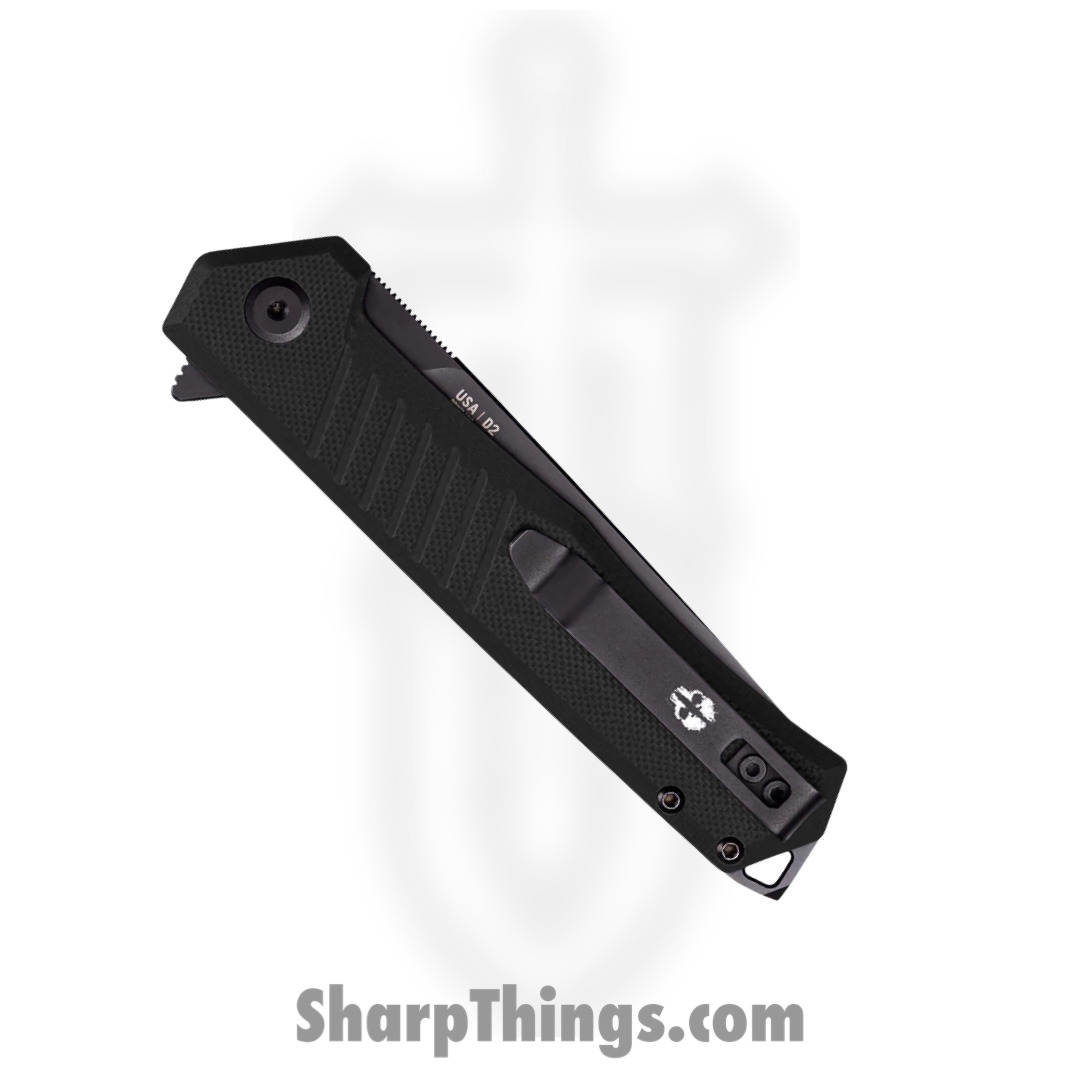 Tekto - TKF1ABKG1BK - F1 Alpha - Folding Knife - D2 Coated Drop Point - G10 - Black - Image 4