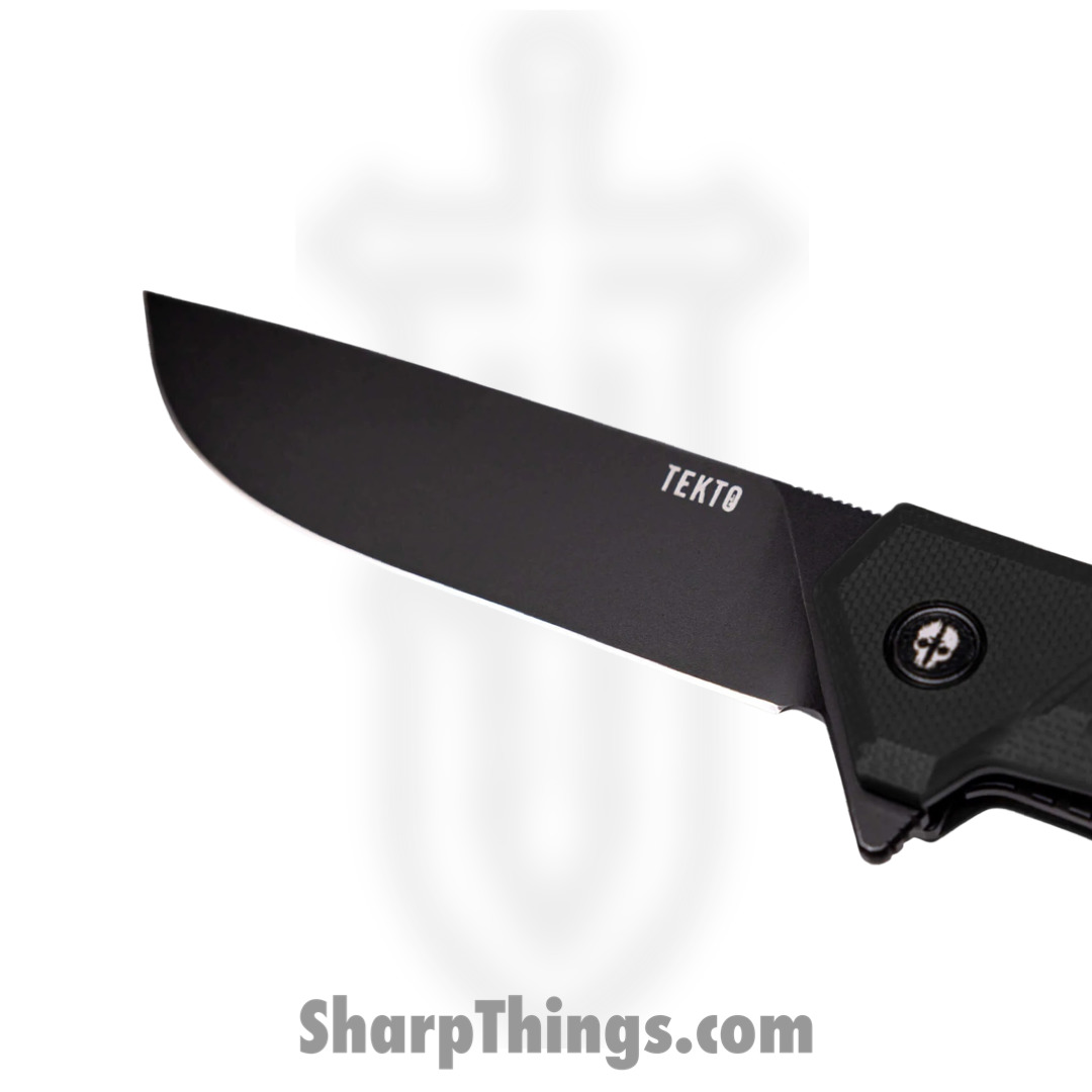 Tekto - TKF1ABKG1BK - F1 Alpha - Folding Knife - D2 Coated Drop Point - G10 - Black - Image 6