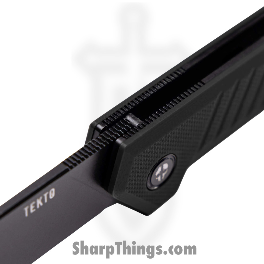 Tekto - TKF1ABKG1BK - F1 Alpha - Folding Knife - D2 Coated Drop Point - G10 - Black - Image 7