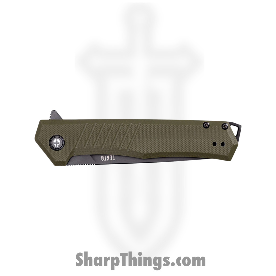 Tekto - TKF1AGNG1BK - F1 Alpha - Folding Knife - D2 Coated Drop Point - G10 - Black - Image 3