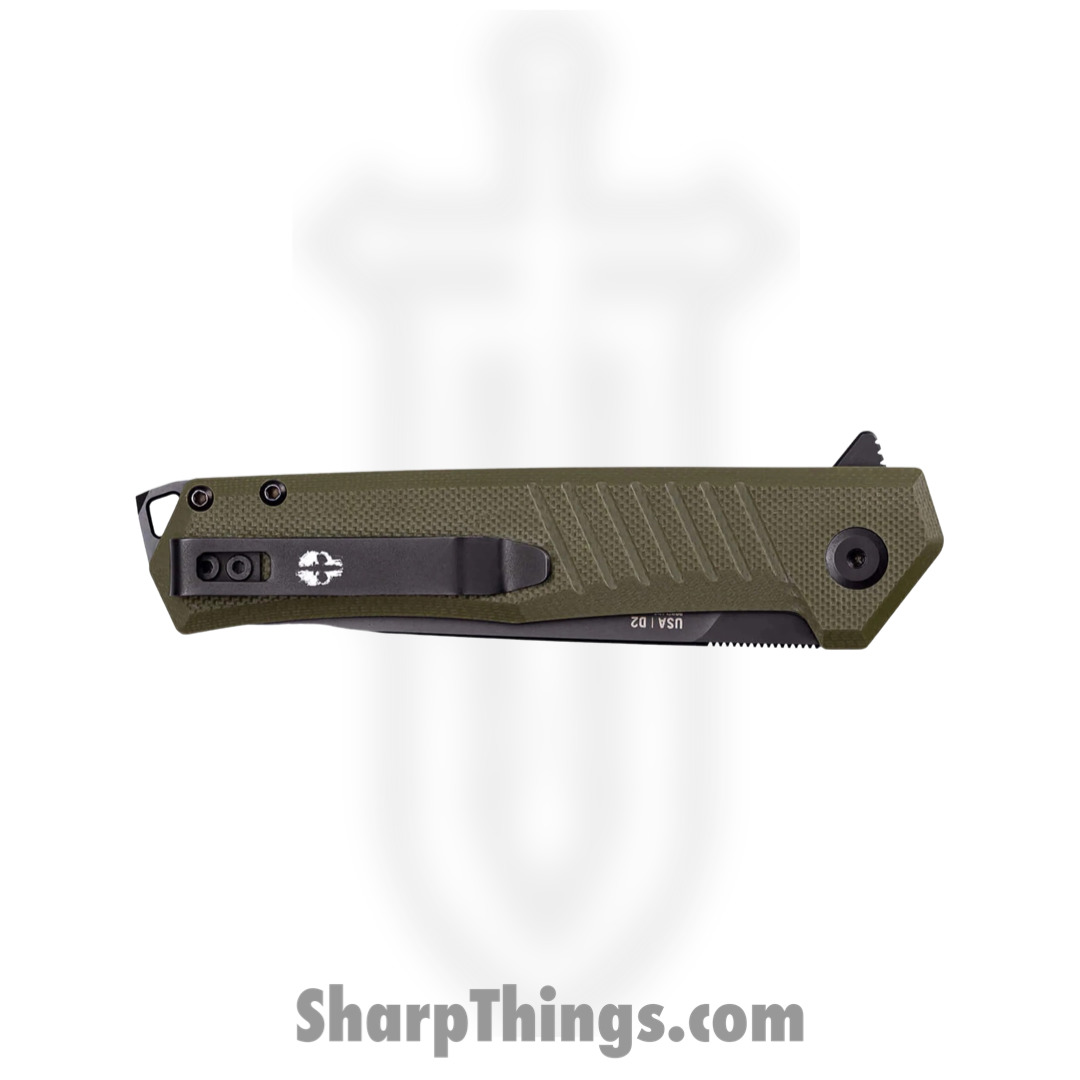 Tekto - TKF1AGNG1BK - F1 Alpha - Folding Knife - D2 Coated Drop Point - G10 - Black - Image 4