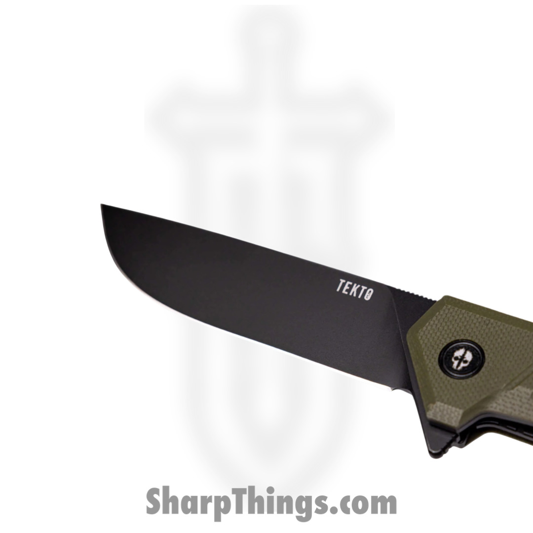 Tekto - TKF1AGNG1BK - F1 Alpha - Folding Knife - D2 Coated Drop Point - G10 - Black - Image 5