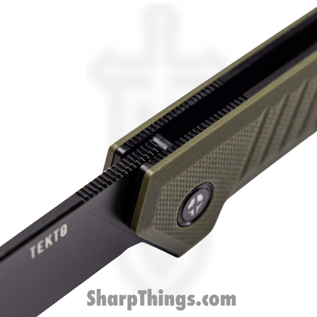 Tekto - TKF1AGNG1BK - F1 Alpha - Folding Knife - D2 Coated Drop Point - G10 - Black - Image 7