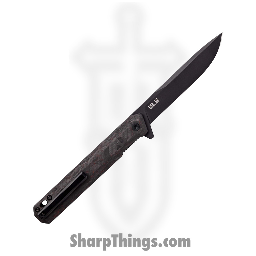 Tekto - TKF2BFOEMBK - F2 Bravo - Folding Knife - D2 Coated Drop Point - Carbon Fiber - Black - Image 2