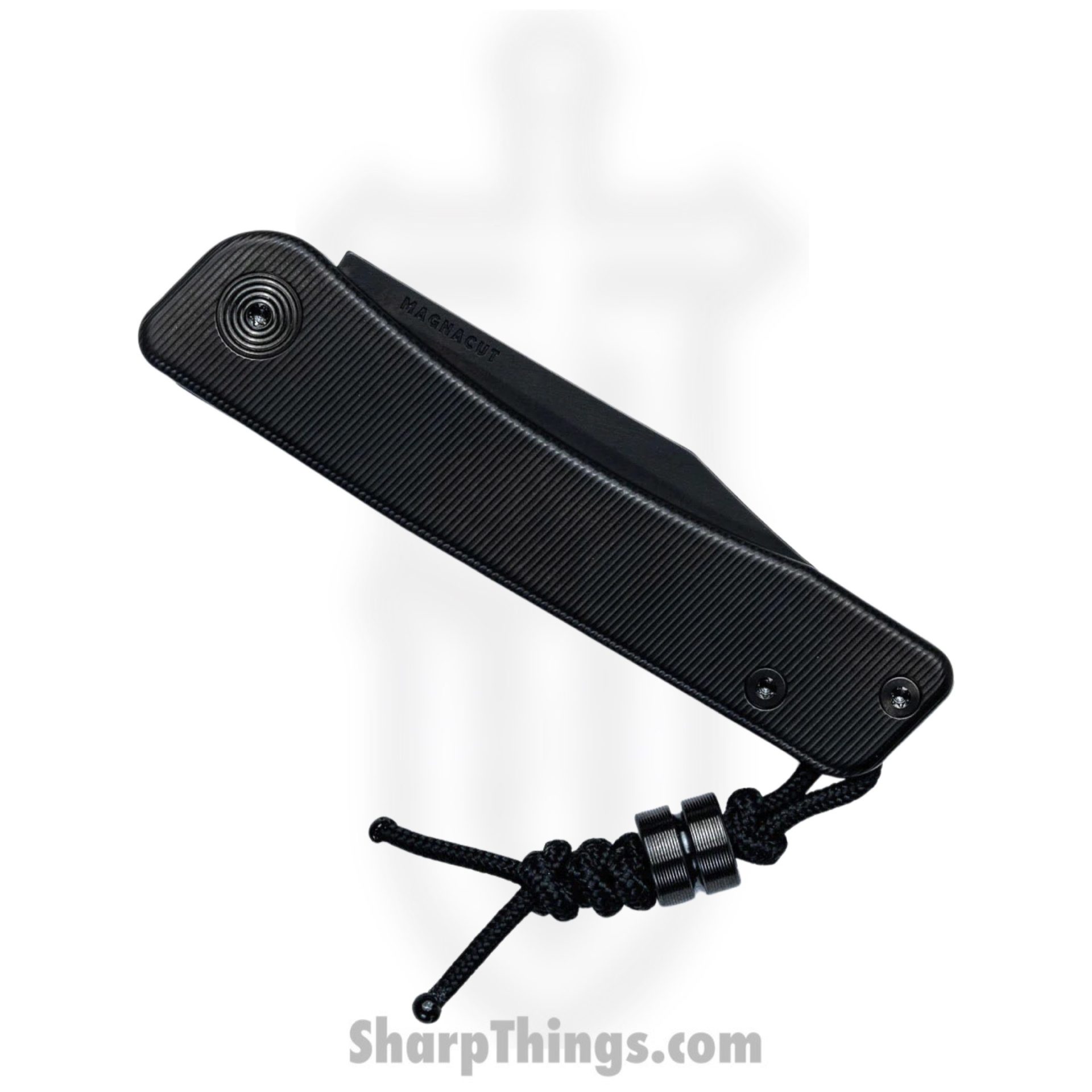 Tactile Knife Co. - 20-bx-mcdl-ttdl - Bexar - Folding Knife - Magnacut DLC Drop Point - Titanium - Black - Image 3