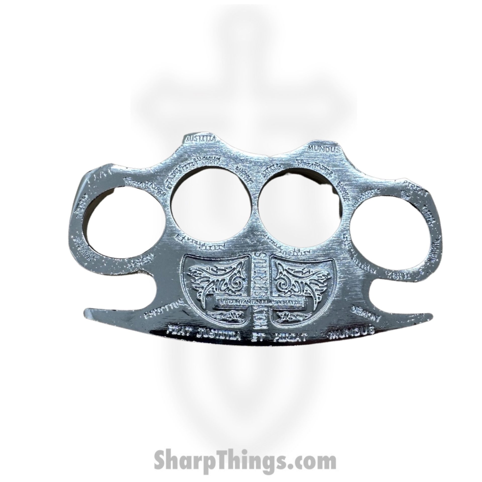 VOC - P-493-SL - Latin Deus Ex Machina Knuckles - Silver