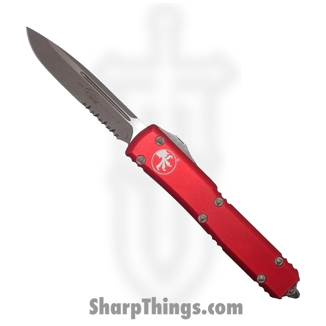 Microtech - 121-11APRD - Ultratech - OTF Auto - 121-11APRD Ultratech OTF Auto - 6061-T6 Aluminum - Red