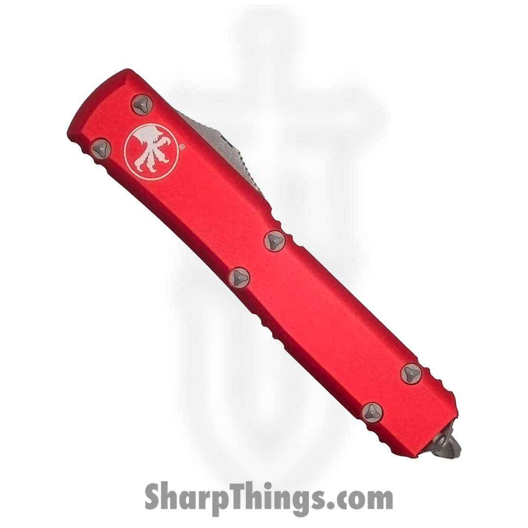 Microtech - 121-11APRD - Ultratech - OTF Auto - 121-11APRD Ultratech OTF Auto - 6061-T6 Aluminum - Red - Image 4