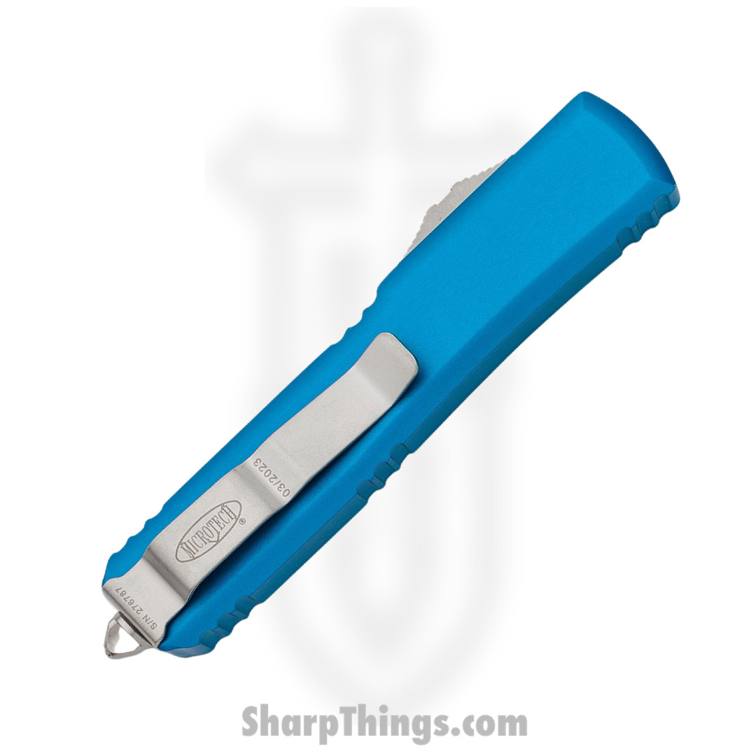 Microtech - 121-11BL - Ultratech - OTF Auto - 121-11BL Ultratech OTF Auto - 6061-T6 Aluminum - Blue - Image 4