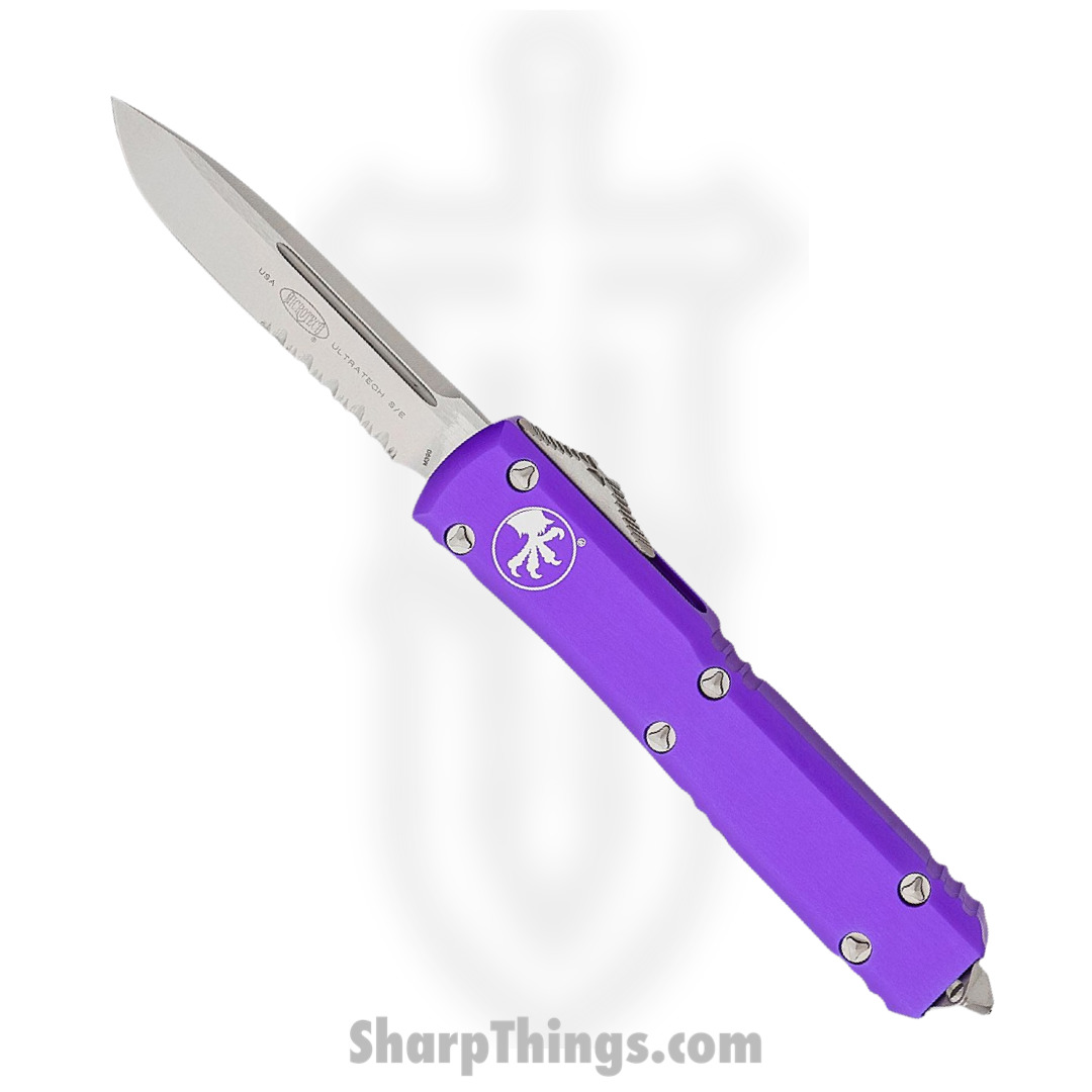 Microtech - 121-11PU - Ultratech - OTF Auto - 121-11PU Ultratech OTF Auto - 6061-T6 Aluminum - Purple