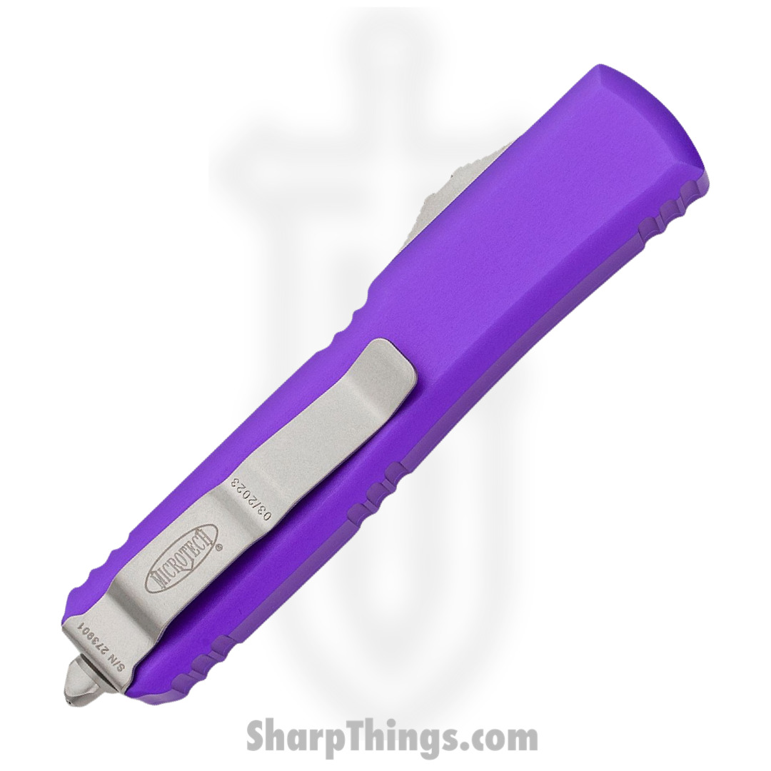 Microtech - 121-11PU - Ultratech - OTF Auto - 121-11PU Ultratech OTF Auto - 6061-T6 Aluminum - Purple - Image 4