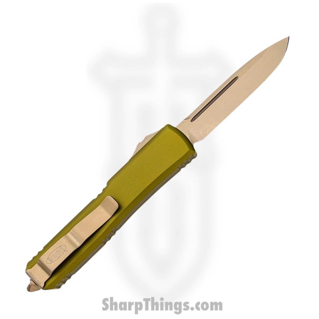 Microtech - 121-13OD - Ultratech - OTF Auto - 121-13OD Ultratech OTF Auto - 6061-T6 Aluminum - OD Green/Bronze - Image 2