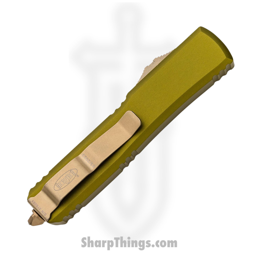Microtech - 121-13OD - Ultratech - OTF Auto - 121-13OD Ultratech OTF Auto - 6061-T6 Aluminum - OD Green/Bronze - Image 4