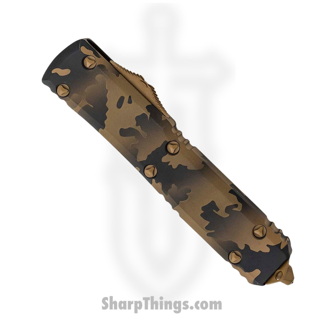 Microtech - 121-1CCS - Ultratech S/E Tactical Automatic OTF Knife - Aluminum - Coyote Camo Brown - Image 4