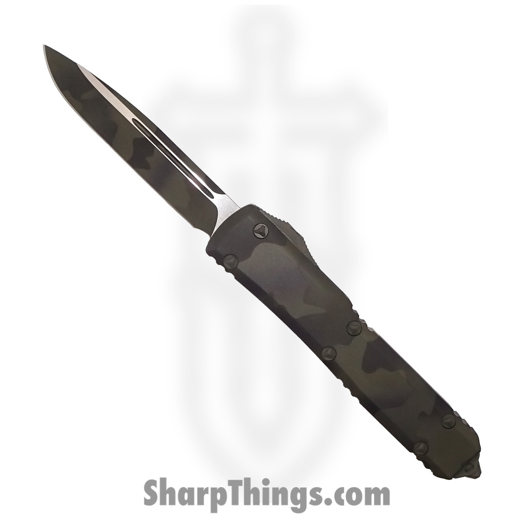 Microtech - 121-1OCS - Ultratech Signature Series - OTF Auto - 121-1OCS Ultratech Signature Series OTF Auto - 6061-T6 Aluminum - OD Green Camo