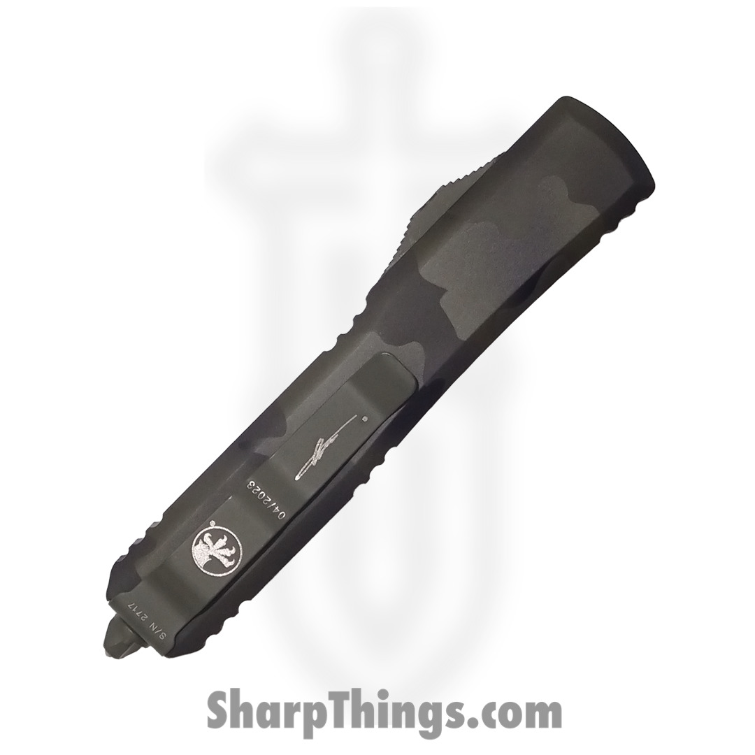 Microtech - 121-1OCS - Ultratech Signature Series - OTF Auto - 121-1OCS Ultratech Signature Series OTF Auto - 6061-T6 Aluminum - OD Green Camo - Image 3