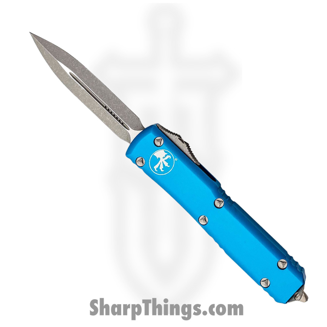 Microtech - 122-10APBL - Ultratech - OTF Auto - 122-10APBL Ultratech OTF Auto - 6061-T6 Aluminum - Blue