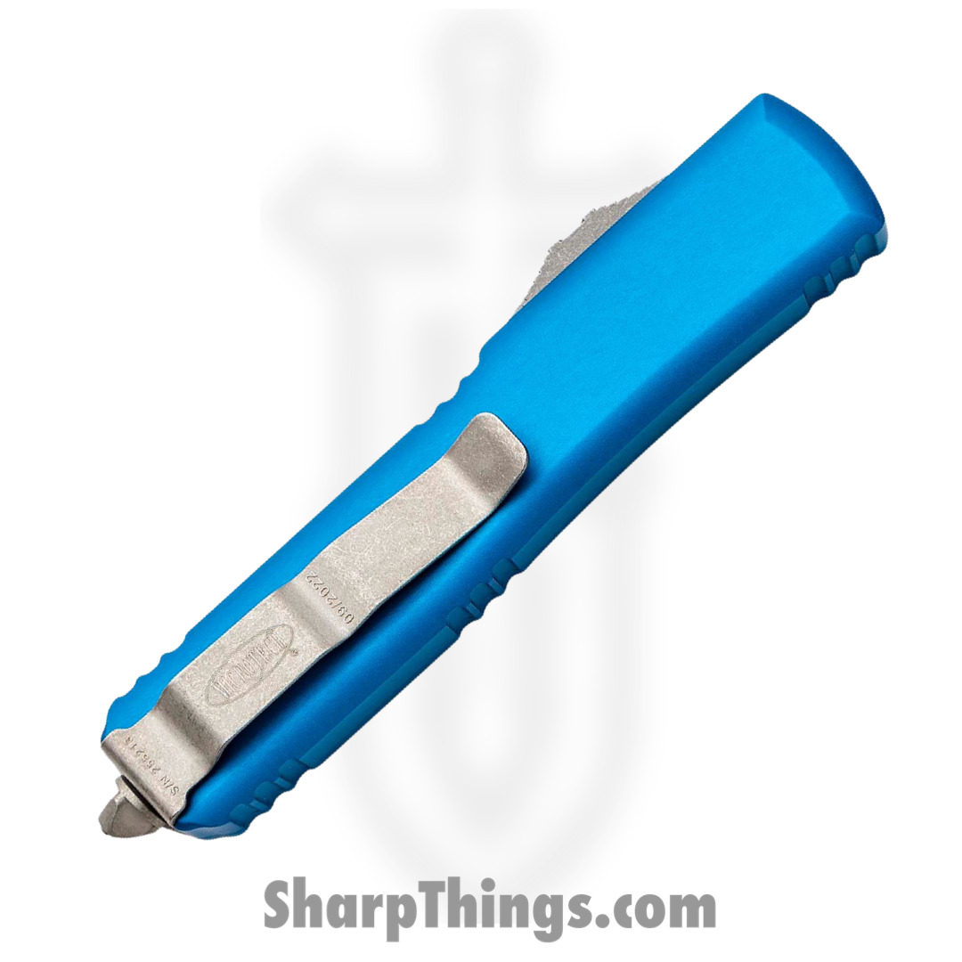 Microtech - 122-10APBL - Ultratech - OTF Auto - 122-10APBL Ultratech OTF Auto - 6061-T6 Aluminum - Blue - Image 4
