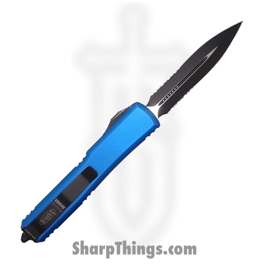 Microtech - 122-2BL - Ultratech - OTF Auto - 122-2BL Ultratech OTF Auto - 6061-T6 Aluminum - Blue - Image 2