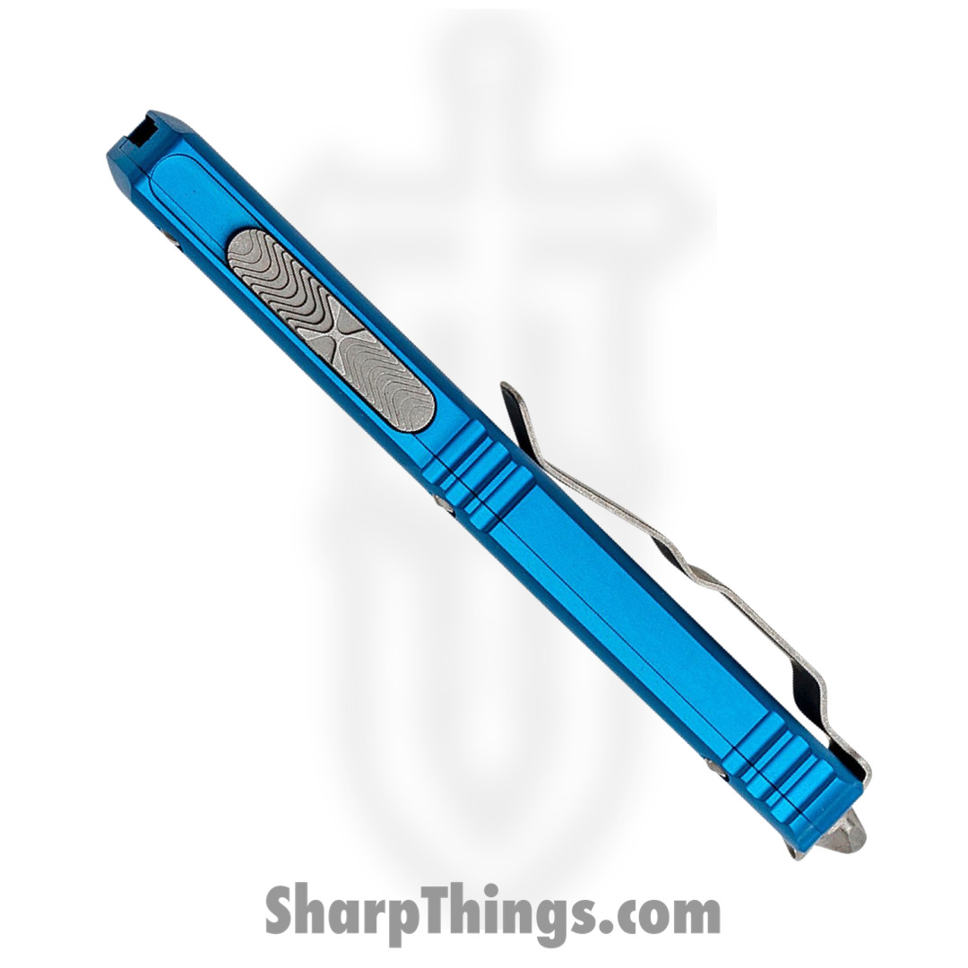 Microtech - 123-10APBL - Ultratech - OTF Auto - 123-10APBL Ultratech OTF Auto - 6061-T6 Aluminum - Blue - Image 3